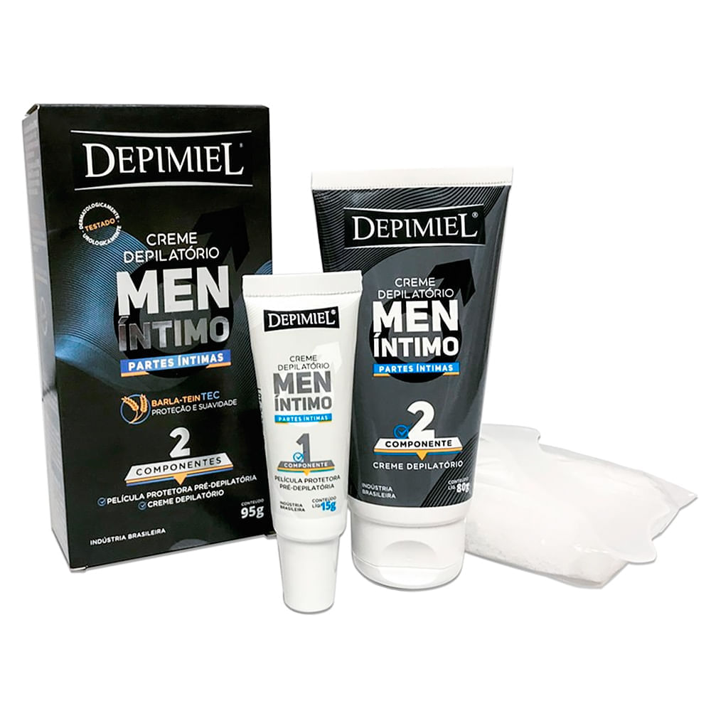Miniatura Creme Depilatório Men Intimo Depimiel 95g