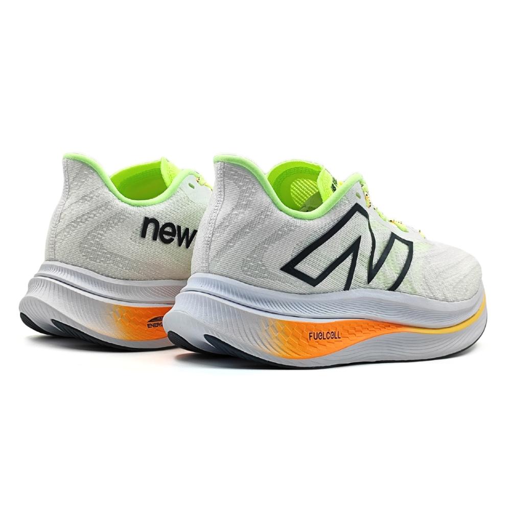 Miniatura Tênis New Balance FuelCell Supercomp Trainer V2 Masculino BRANCO/VERDE - 40