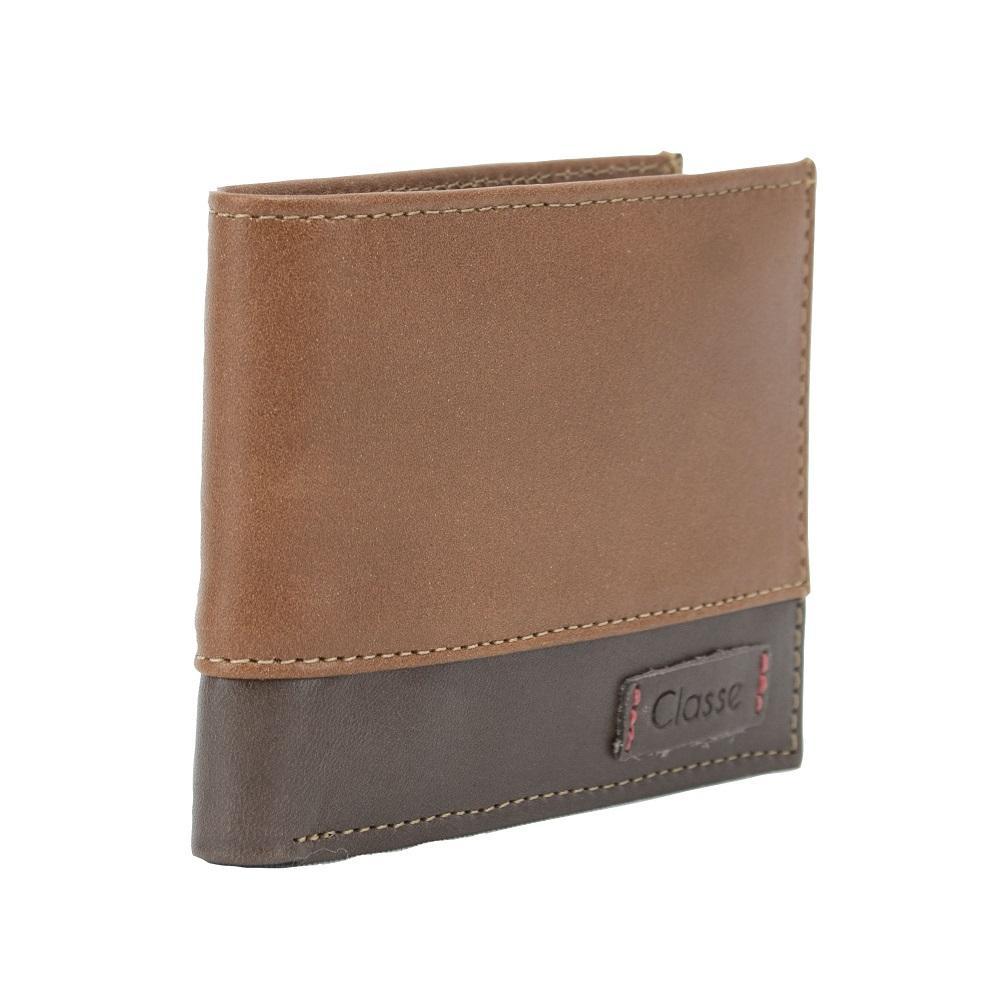 Miniatura Carteira Masculina Classe Couro Pequena Slim Compacta M226