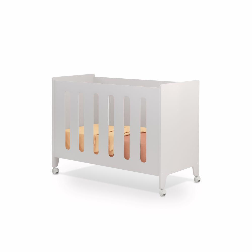 Miniatura Berço Moises Encanto Bebe Cercadinho Com 2 Regulagem + Colchão- Branco