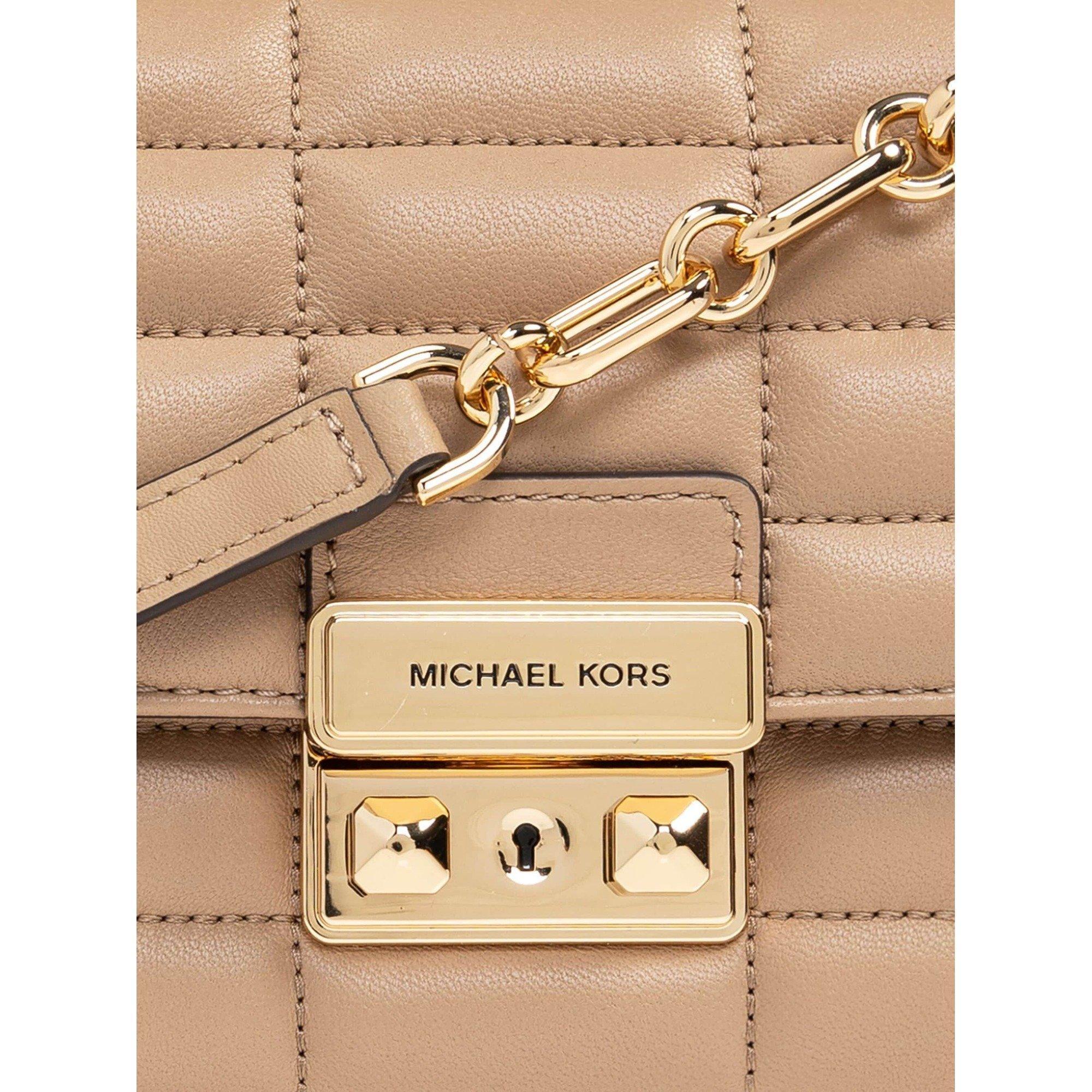 Miniatura Bolsa Michael Kors Transversal Tribeca Pequena De Couro Cara