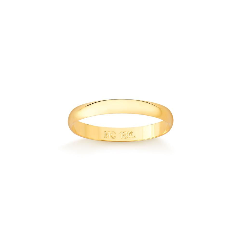 Miniatura Aliança em Ouro Amarelo 18k - 2,5 mm 12