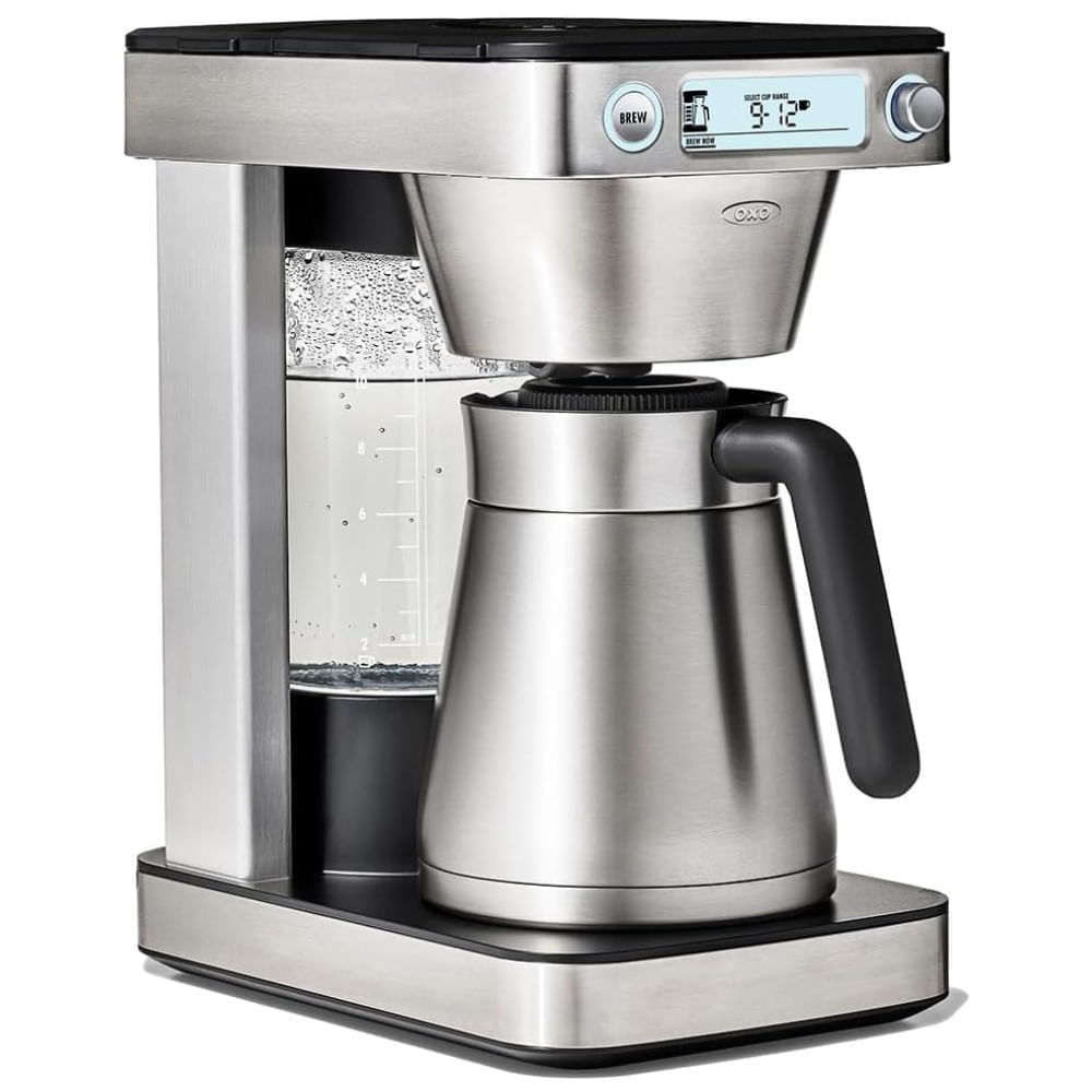 Miniatura Cafeteira de 12 xícaras com Jarra Térmica de Parede Dupla com Isolamento a Vácuo e Controle de Temperatura, 110V, OX...