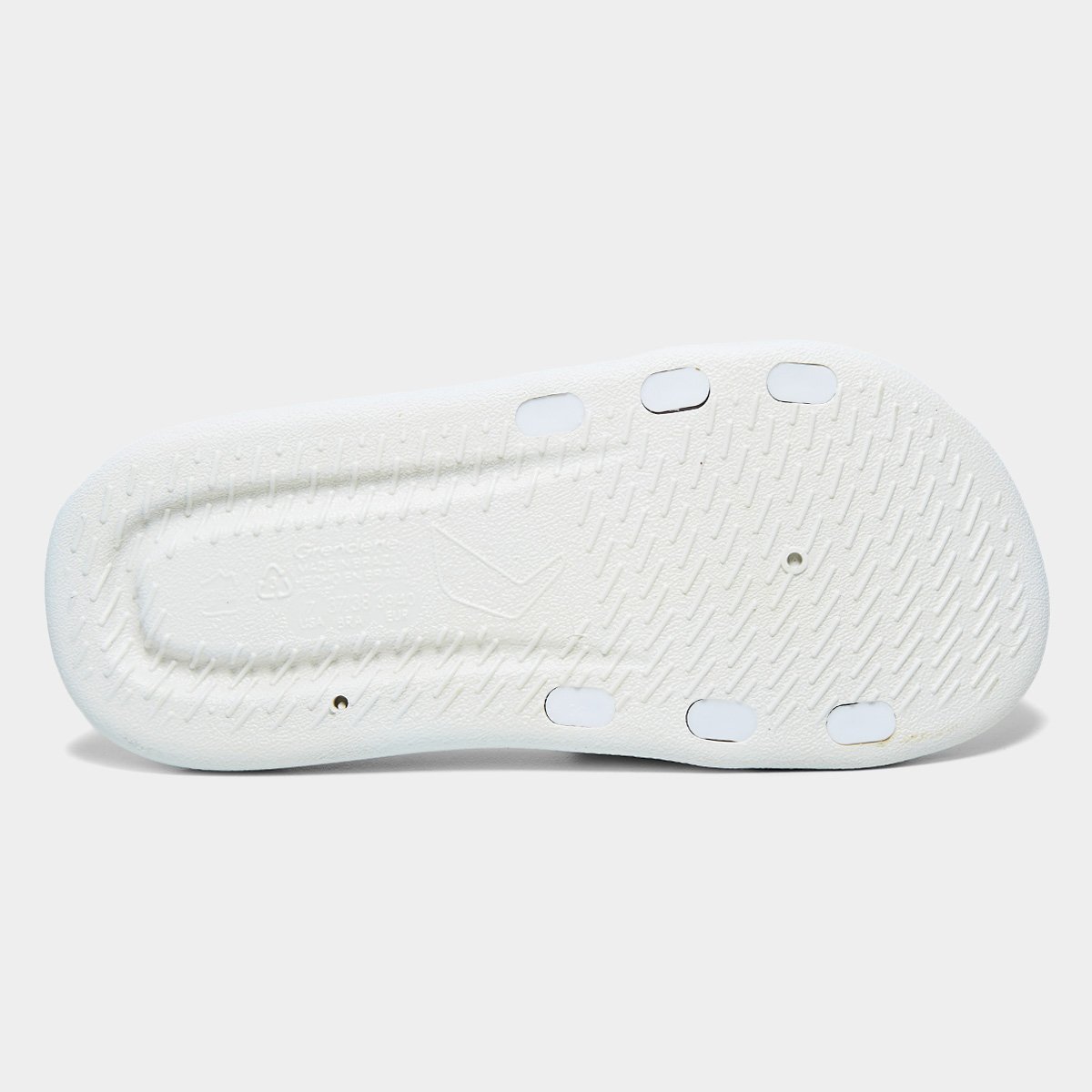 Miniatura Chinelo Rider Step Slide Masculino Branco+Preto - 37/38