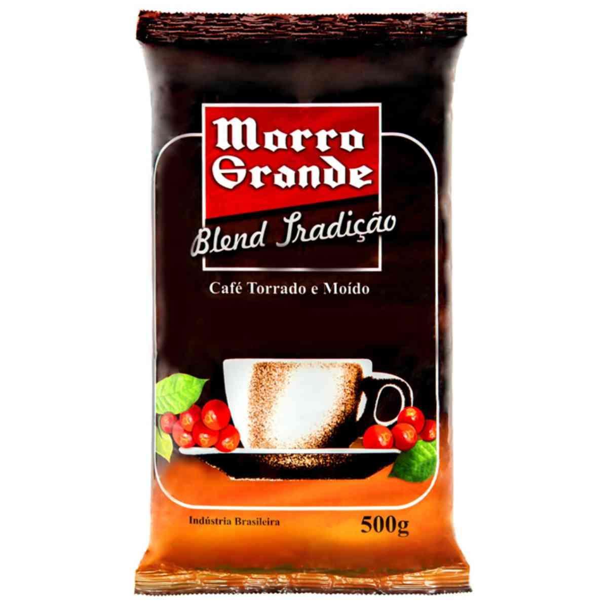 Miniatura Kit 4 Pacotes Cafe Morro Grande Torrado E Moído Blend