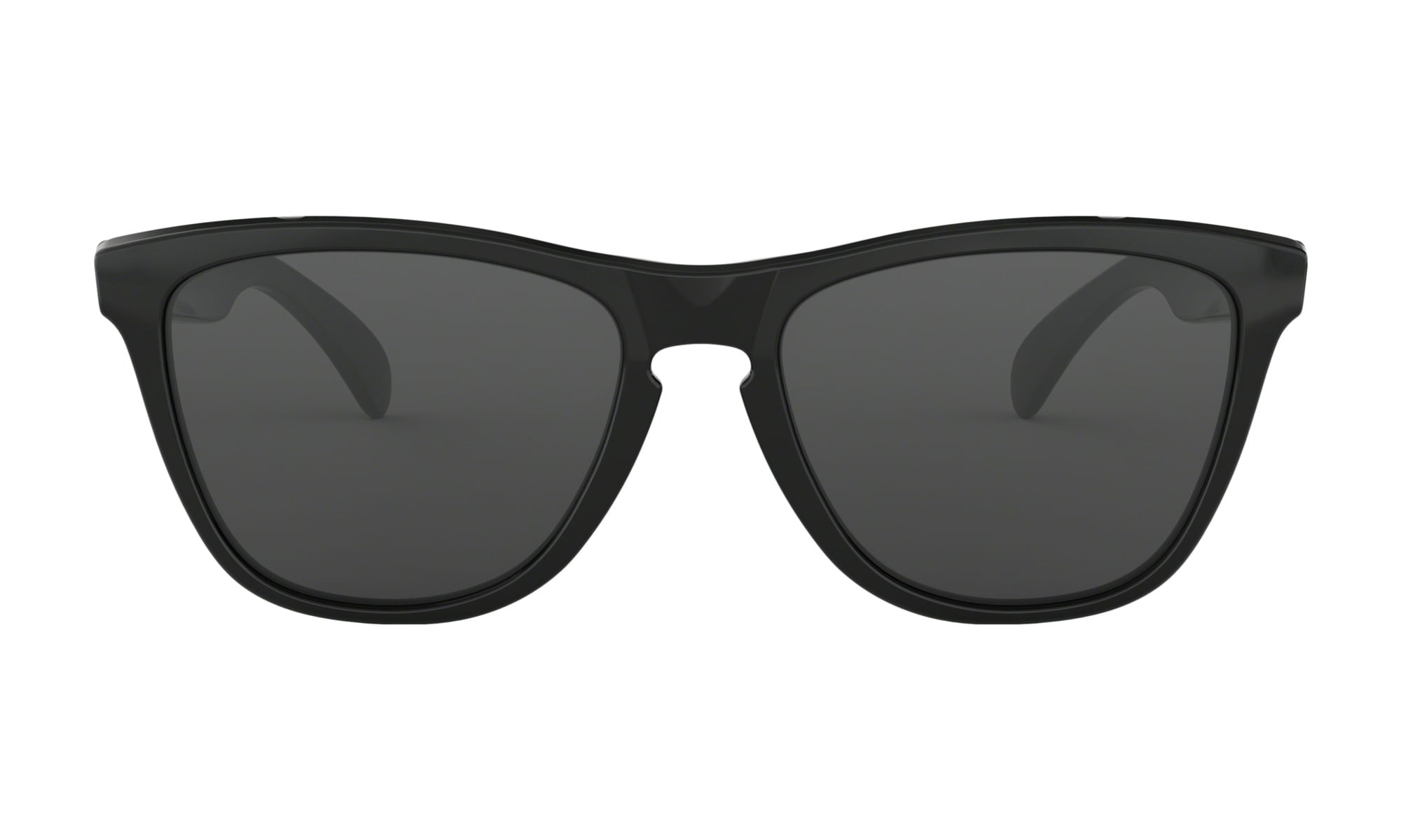 Miniatura Óculos Oakley Frogskins Polished Black lentes Grey
