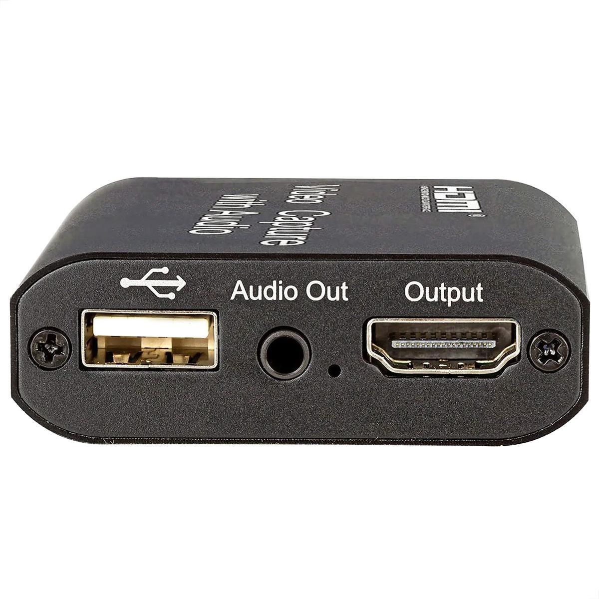 Miniatura Placa De Captura De Vídeo E Áudio Hdmi Usb 4K - Kit Com 10