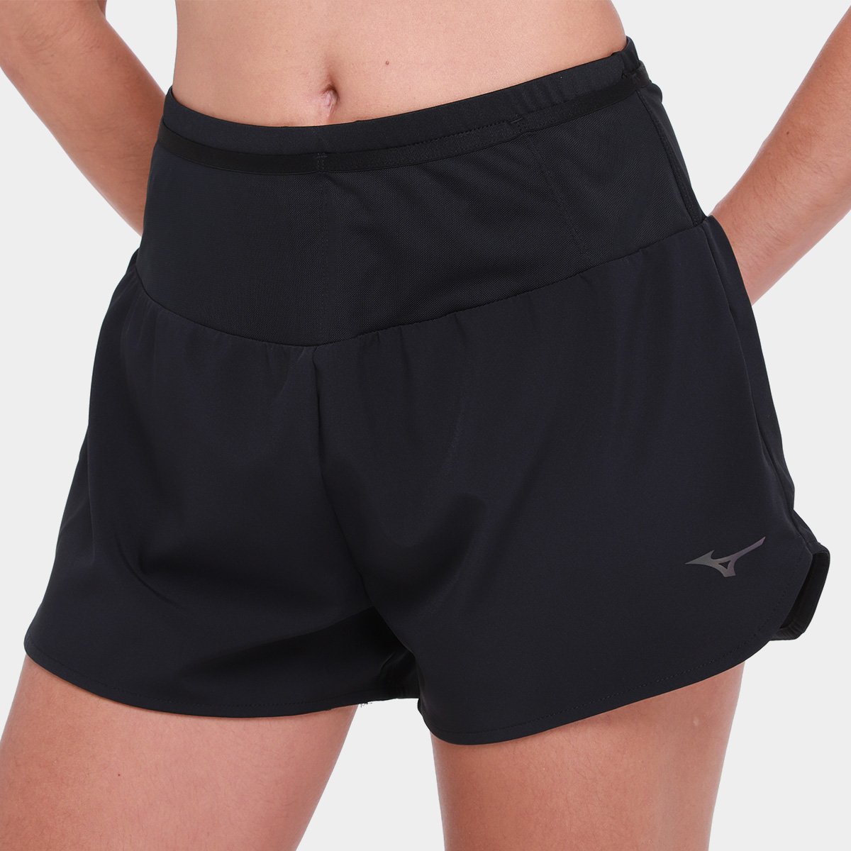 Miniatura Short Mizuno High Performance 360 Feminino Preto - G