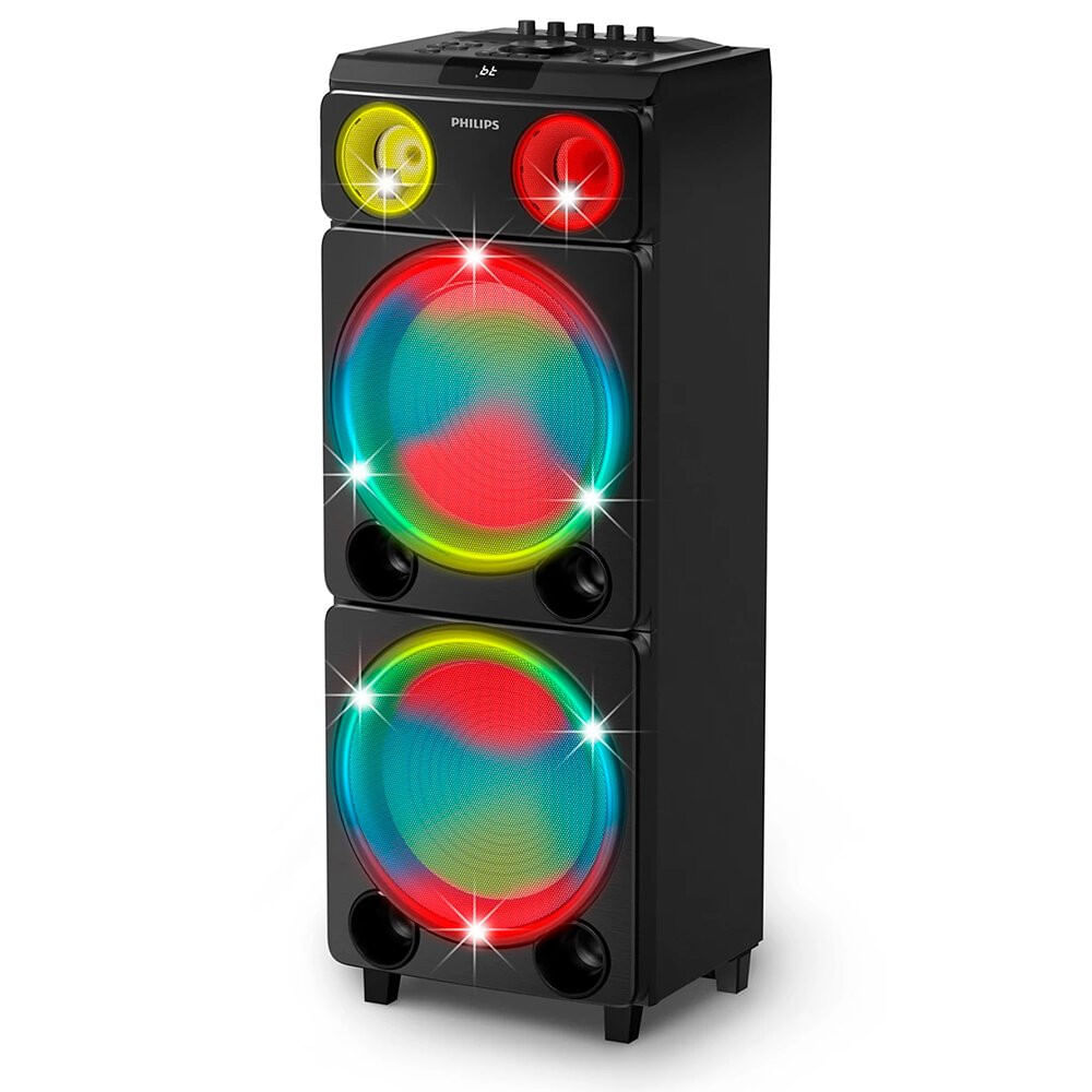 Miniatura Caixa de Som Bluetooth Philips Party Speaker 2400W - TAX5509 06550-24-12451 - Preto - Bivolt