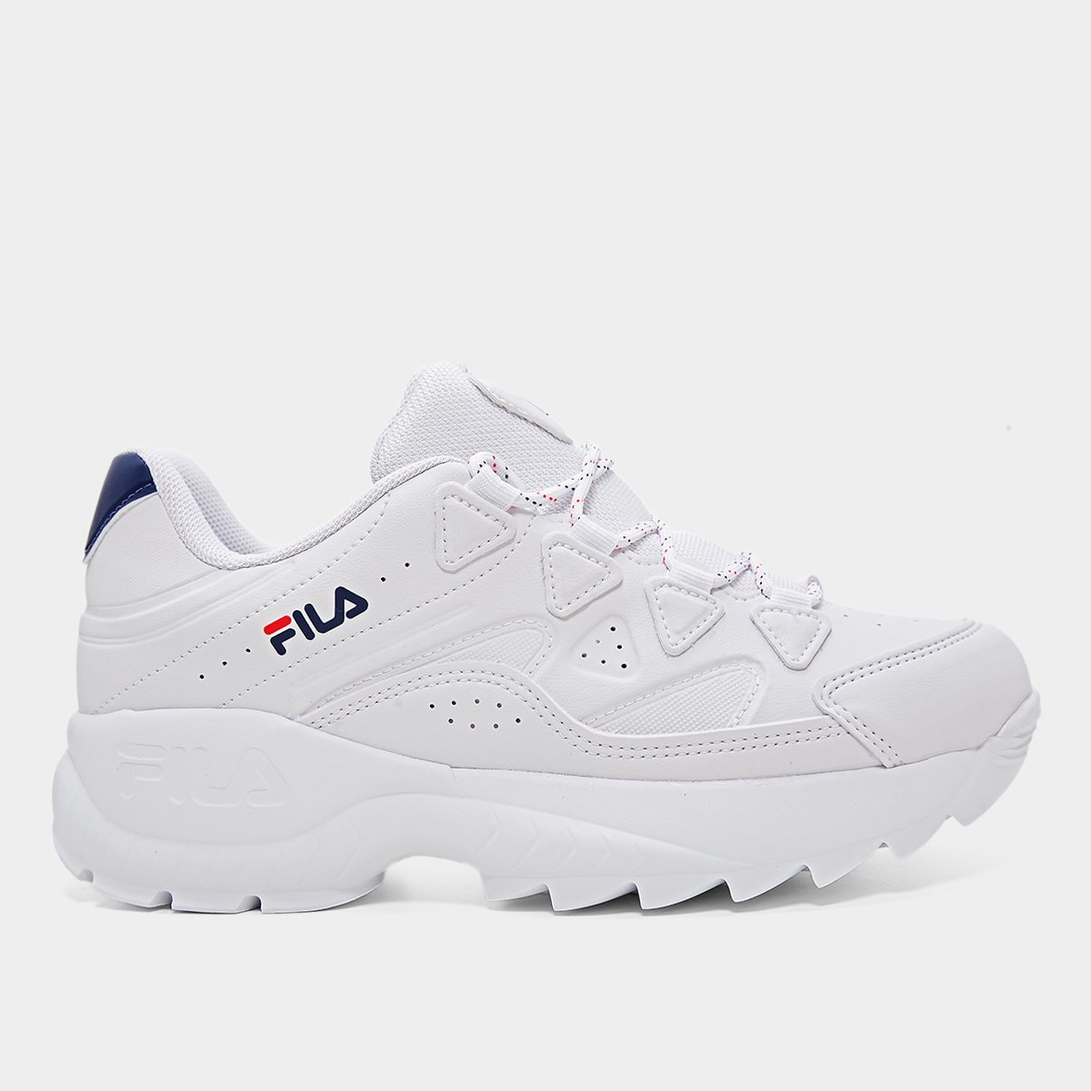 Miniatura Tênis Fila Evolux Feminino Branco+Marinho - 38