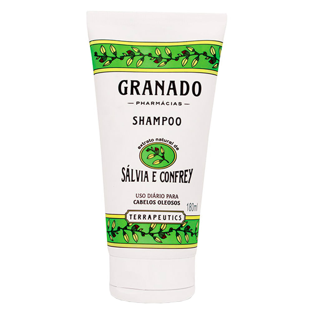 Miniatura Shampoo Terrapeutics Sálvia e Confrey Granado 180ml