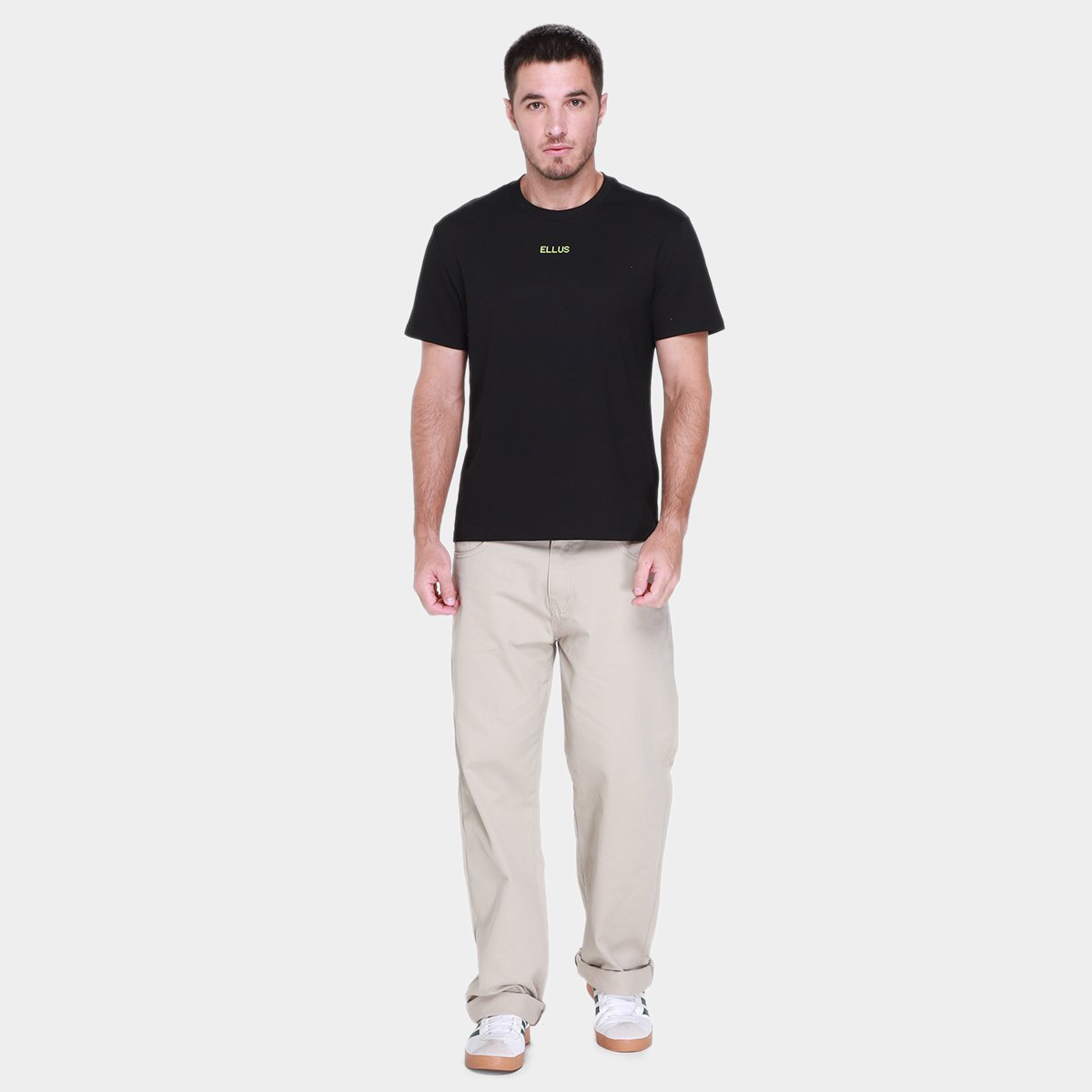 Miniatura Camiseta Ellus Classic Masculina Preto - G