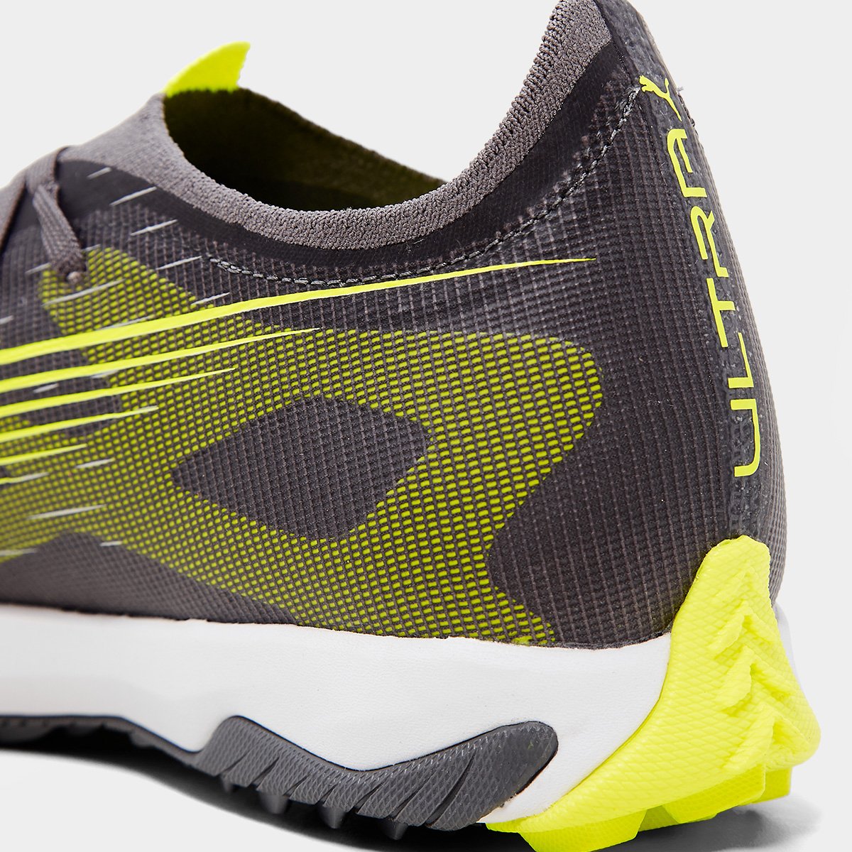 Chuteira Society Puma Ultra 5 Match Unissex Preto+Amarelo - 37