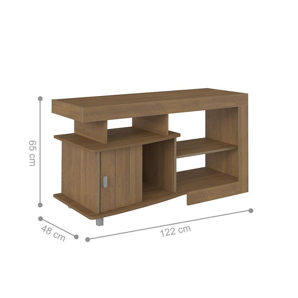 Miniatura Rack 1 Porta Para Tvs 50 Polegadas Santa Cruz Pinho