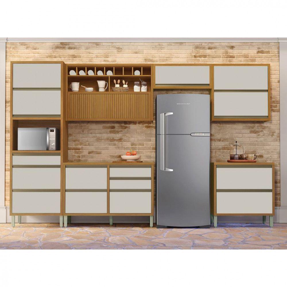 Armário Nesher Aéreo 1 Porta 80Cm Freijo/Off White