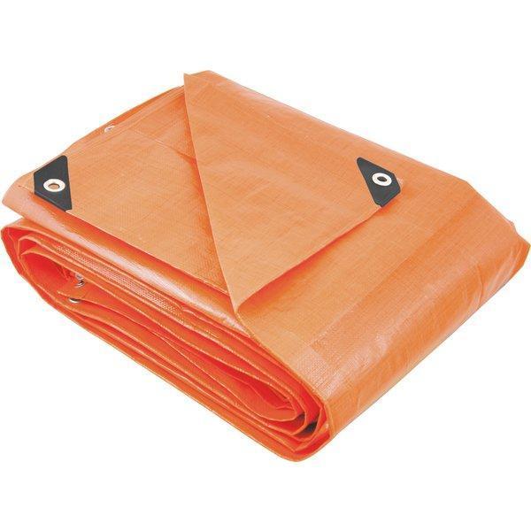 Miniatura Lona Polietileno 10X10M Laranja 200 Micras Reforçada Vonder