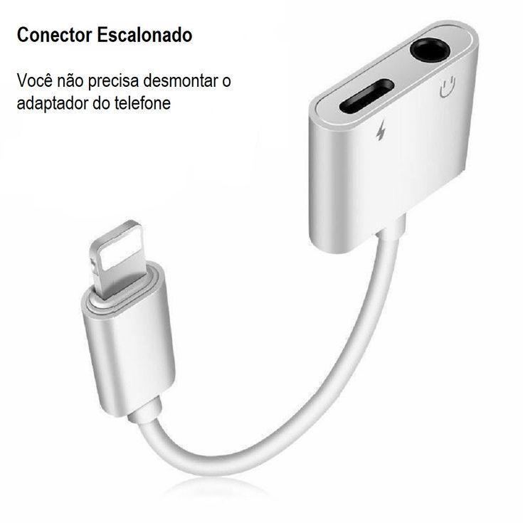 Miniatura P2 Iphone 7 8 Plus X Xr 11 12 Adaptador Fone Ouvido E