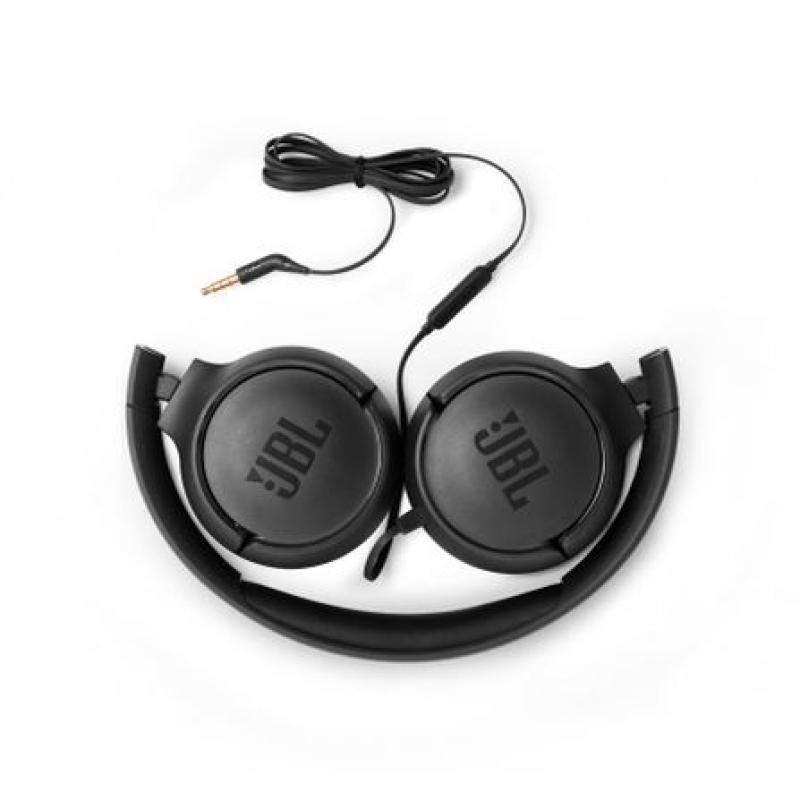 Miniatura Fone de Ouvido JBL Tune 500 Supra Auricular On Ear Preto
