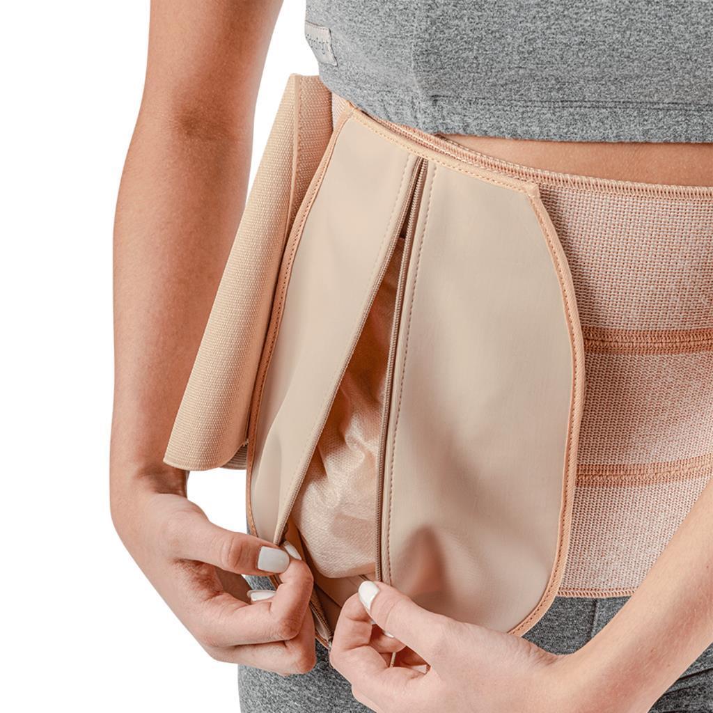 Miniatura Faixa Abdominal Cinta Bolsa De Colostomia 3 Painéis Xgg