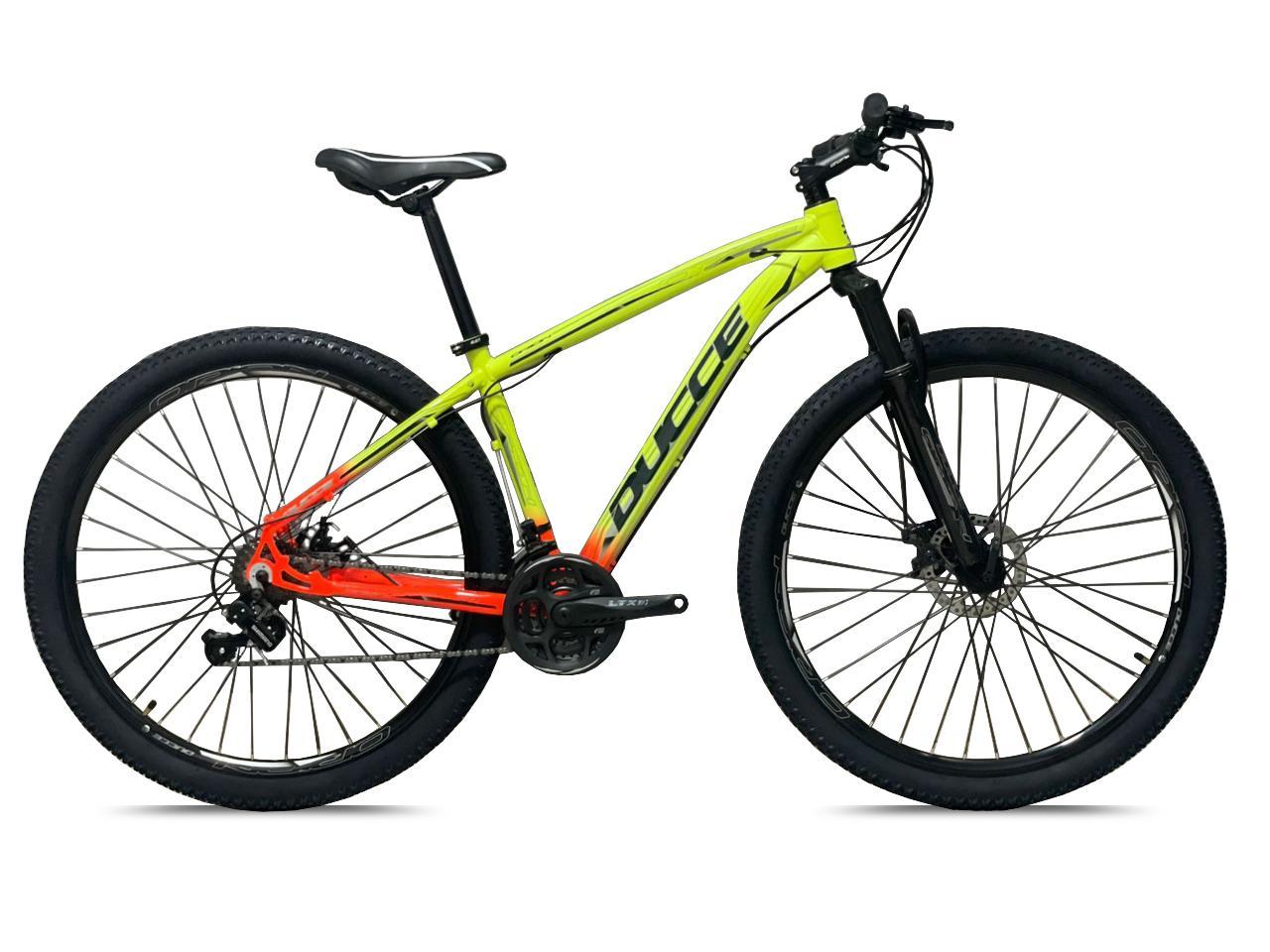 Miniatura Bicicleta Bike Ducce Vision Aro 29 Gt X1 Amarelo/Laranja T19