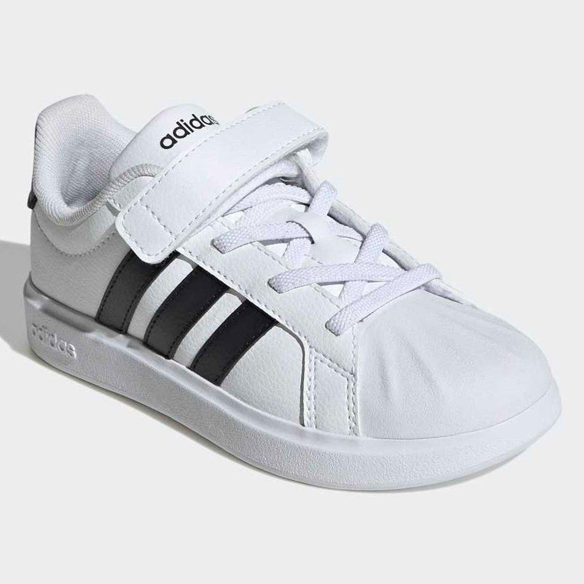 Miniatura Tenis Infantil Adidas Streettalk Branco+Preto - 26