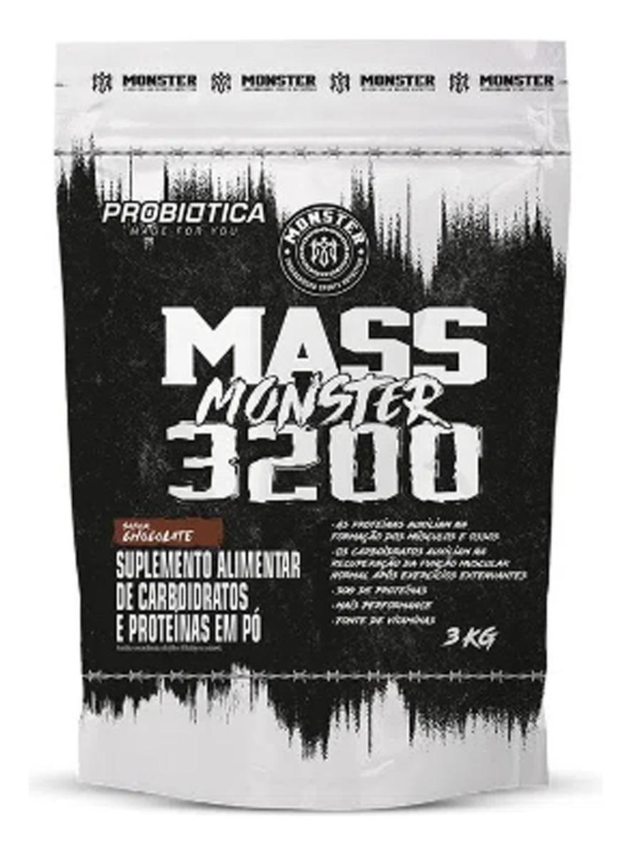 Miniatura Massa 3200 Hipercalorico Maior Concentraçao Vitaminas 3Kg