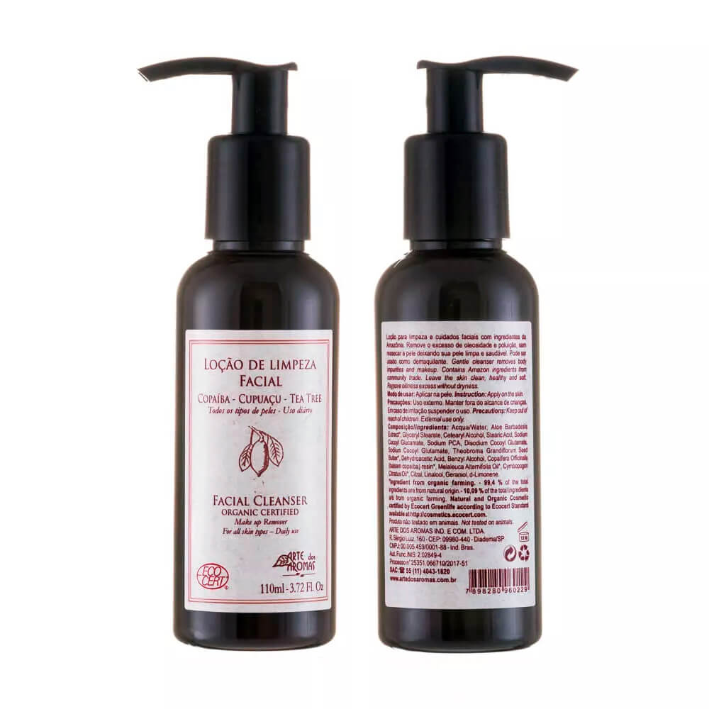 Miniatura Kit Facial Orgânico Limpeza e Tonificação Pele Mista e Oleosa - Arte dos Aromas