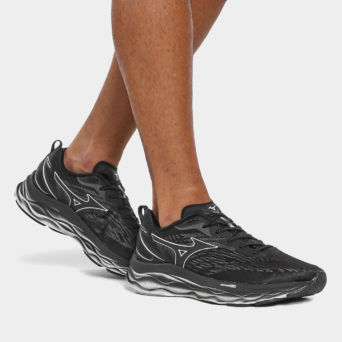 Miniatura Tênis Mizuno Victory Masculino Preto+Chumbo - 38