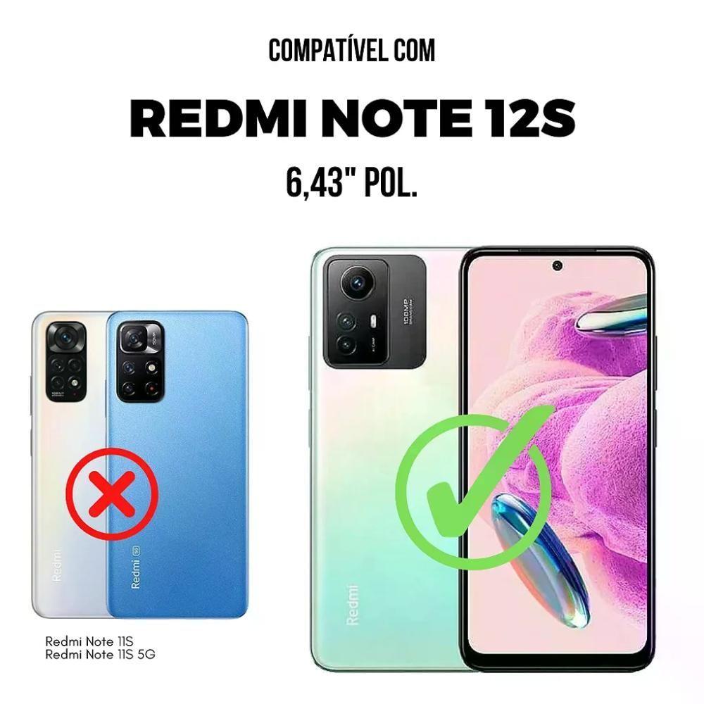 Miniatura Kit Capa Silicon Veloz E Película Hydrogel Hd Para Xiaomi Redmi Note 12s - Gshield