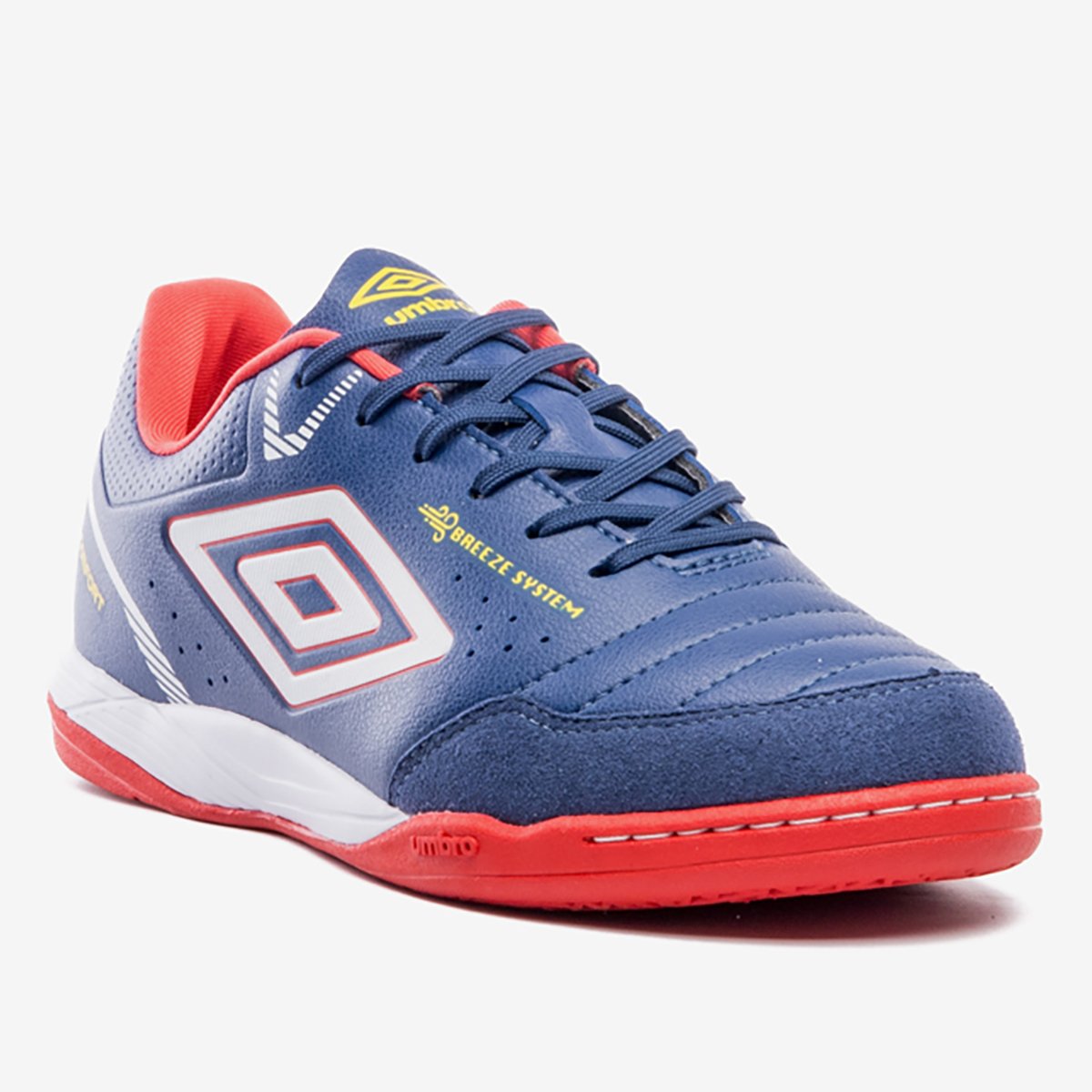 Miniatura Chuteira Futsal Umbro Neo-Comfort Unissex Marinho+Vermelho - 37