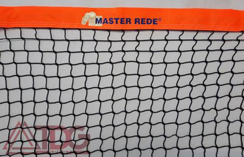 Rede Beach Tennis Oficial 4 Faixas Laranja Poliéster 1,5Mm