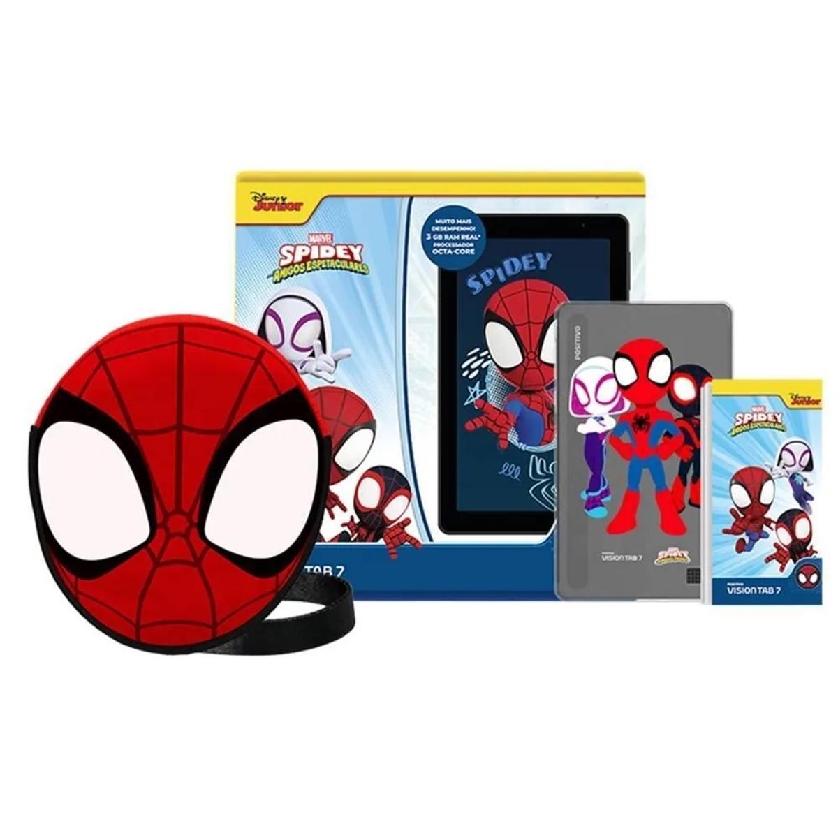 Miniatura Tablet Positivo Vision Tab 7 Spidey 3Gb 64Gb 7 Capa E Bolsa