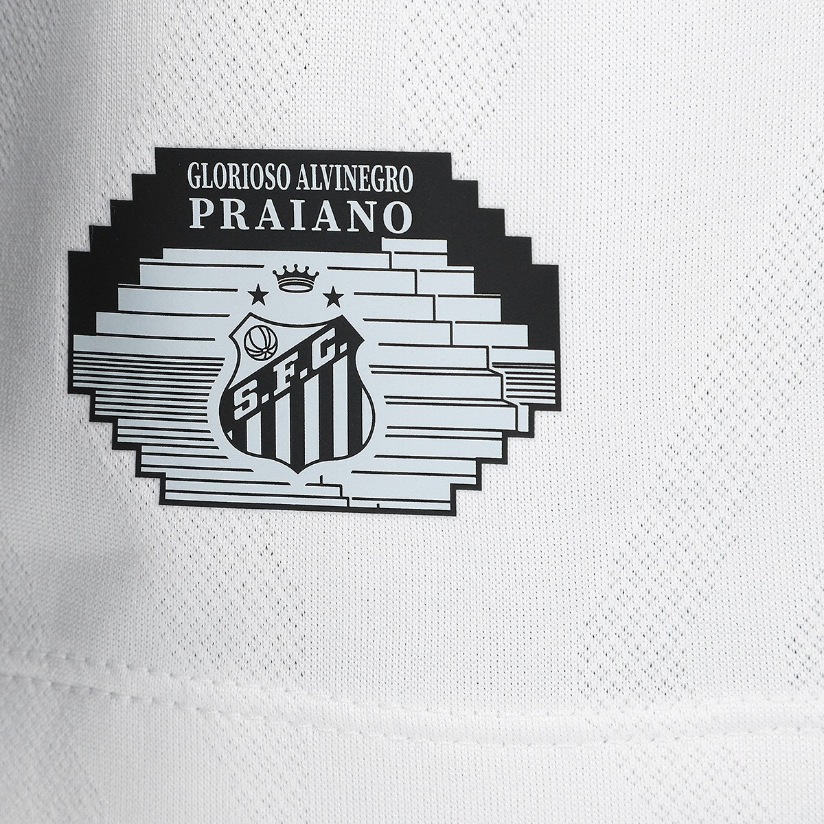 Miniatura Camisa Santos I 25/26 Neymar N° 10 Torcedor Umbro Masculina Branco+Cinza - EGG
