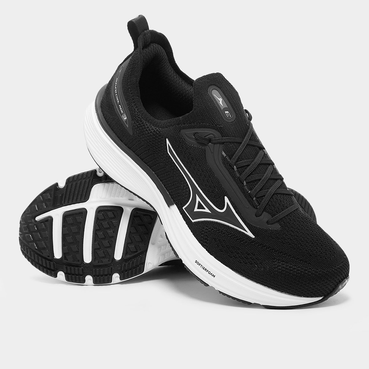 Miniatura Tênis Mizuno Cool Ride 3 Masculino Preto - 38