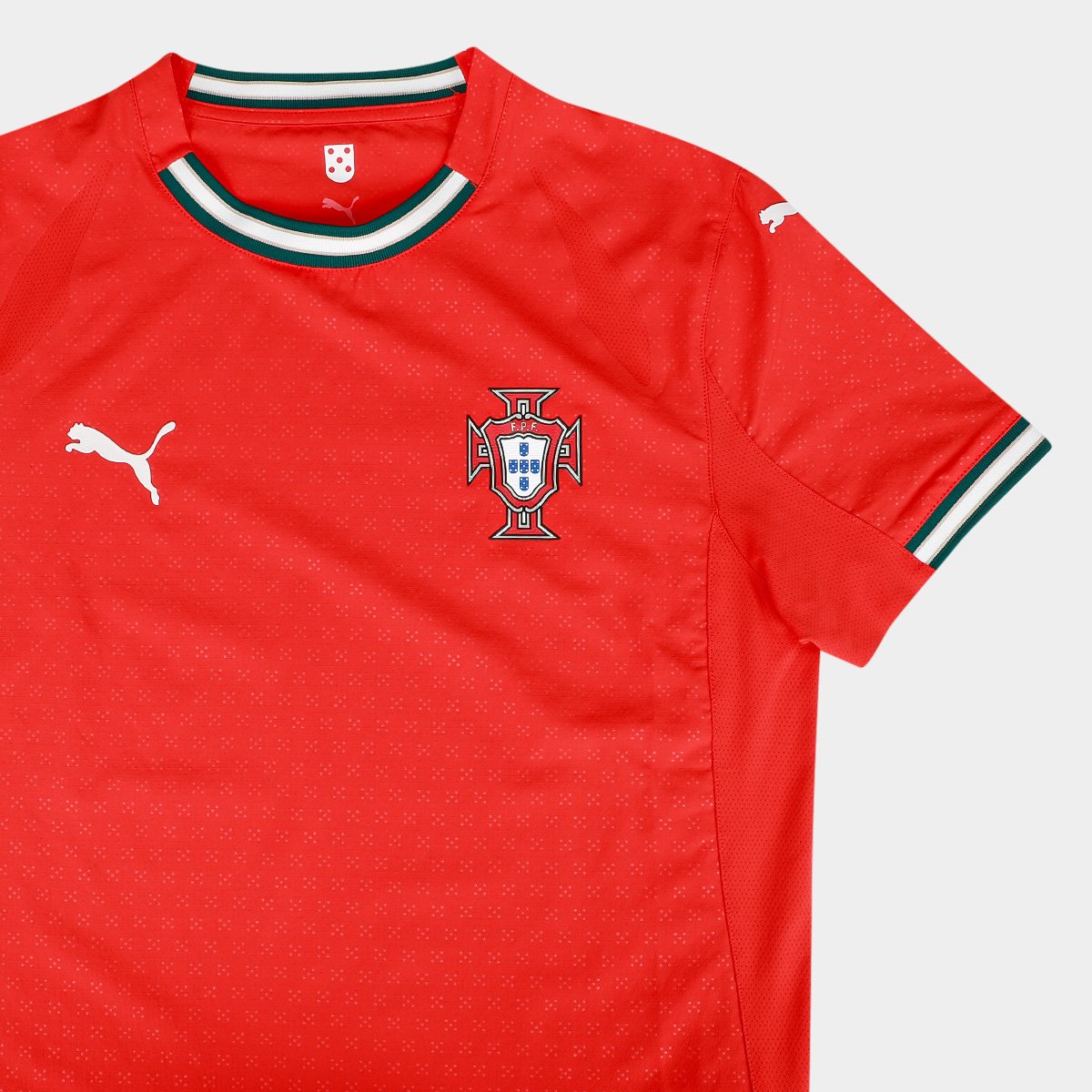 Camisa Seleção Portugal Home 25/26 s/n Jogador Puma Masculina Vermelho - P