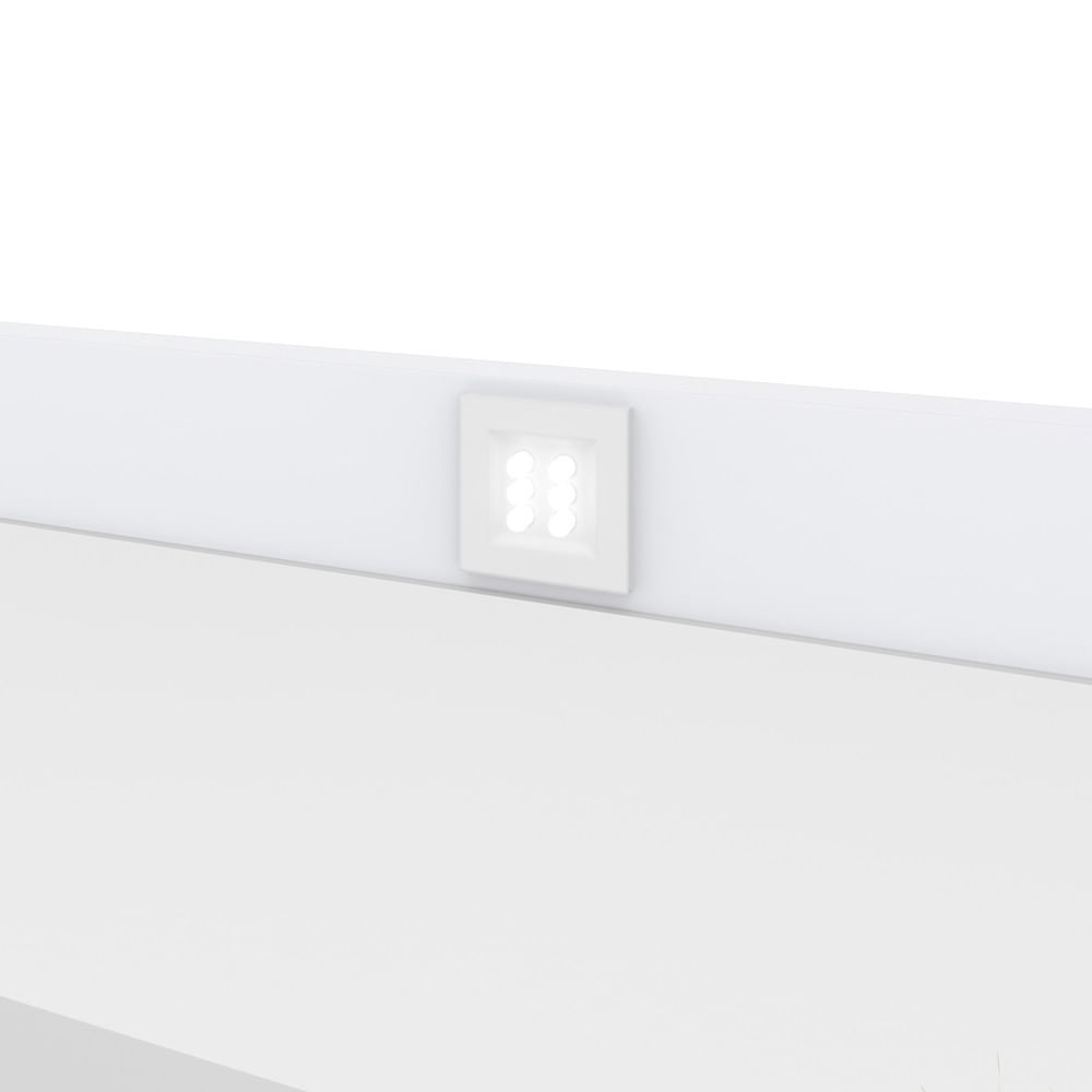 Miniatura Penteadeira com Led Daila Henn Branco