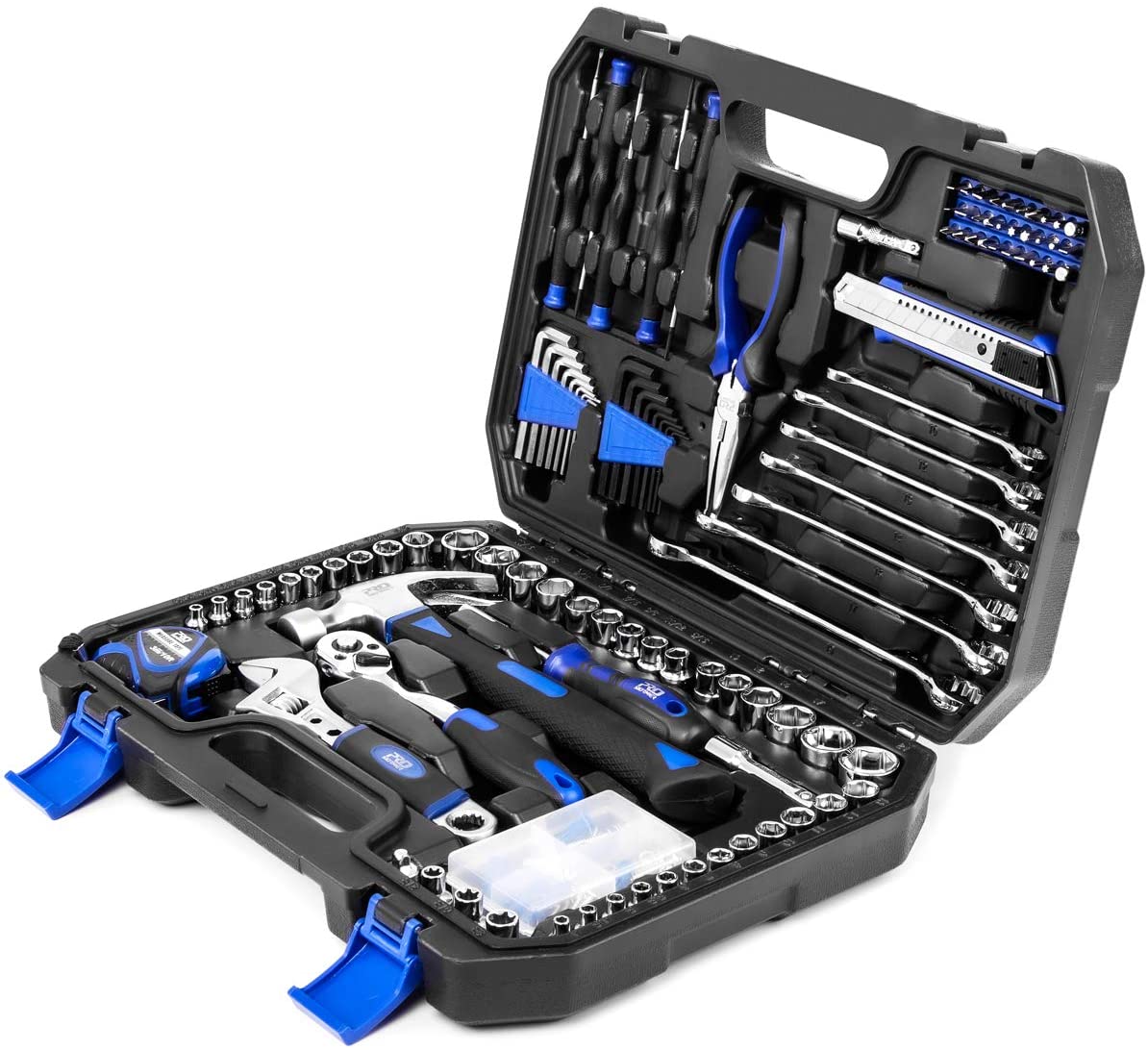 Miniatura PROSTORMER Kit de Ferramentas c Maleta de Armazenamento 148 Peças Azul