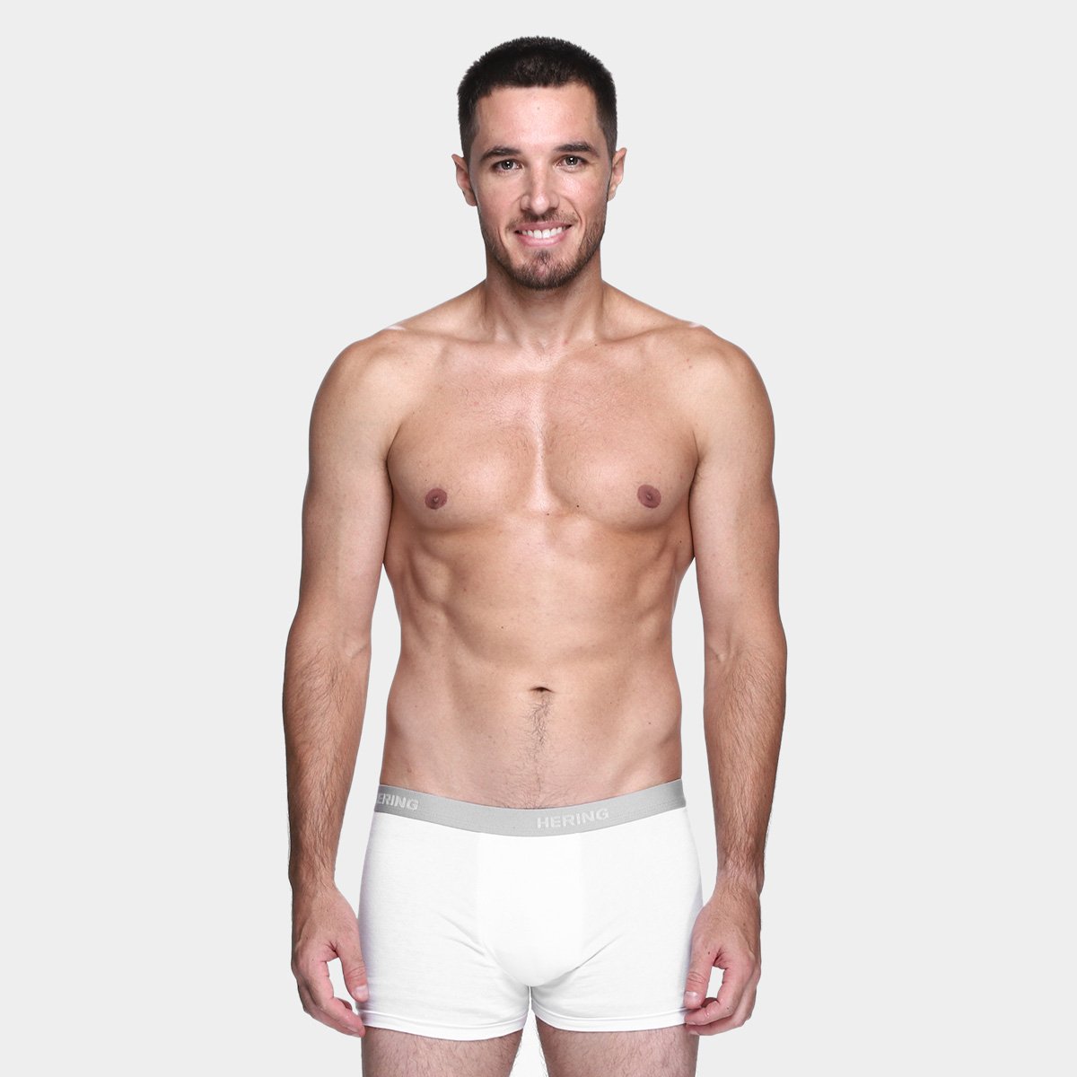 Miniatura Kit Cueca Boxer Hering 10 Peças Branco - EGG
