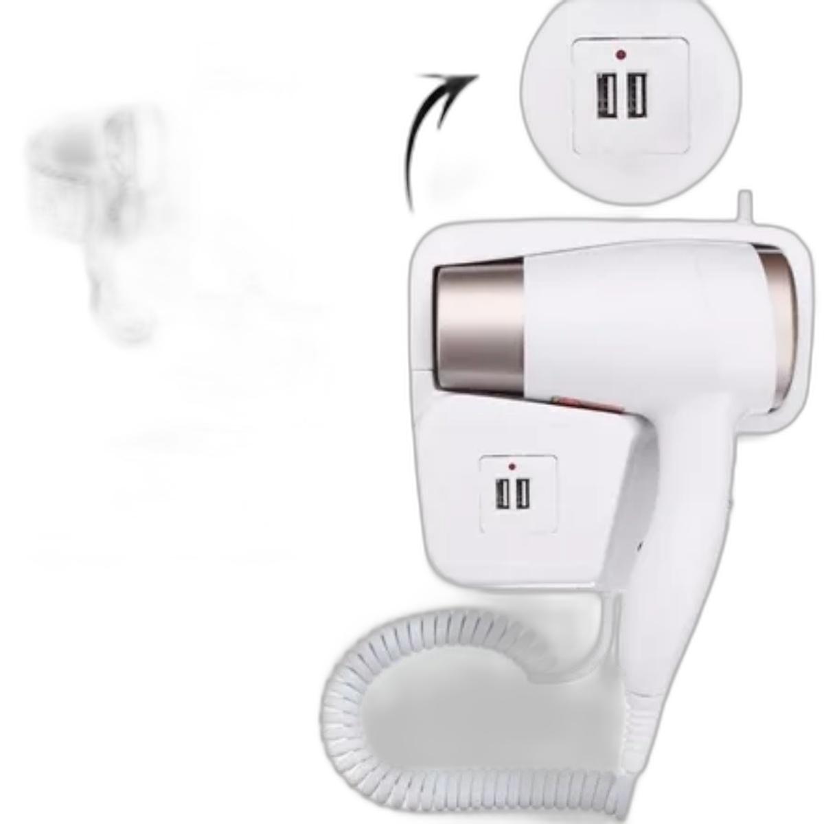 Miniatura Secador De Cabelo 220V Portátil Para Viagem Potente Hotel