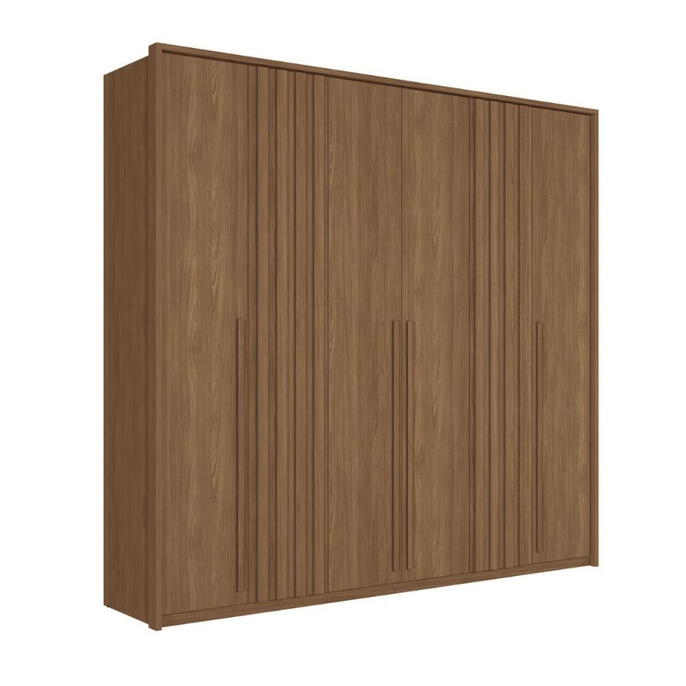 Miniatura Guarda Roupa 6 Portas Israel Jatoba