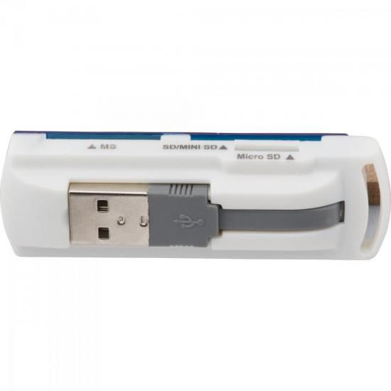Miniatura Leitor de Cartão de Memória USB 11 em 1 LDC-102 FORTREK