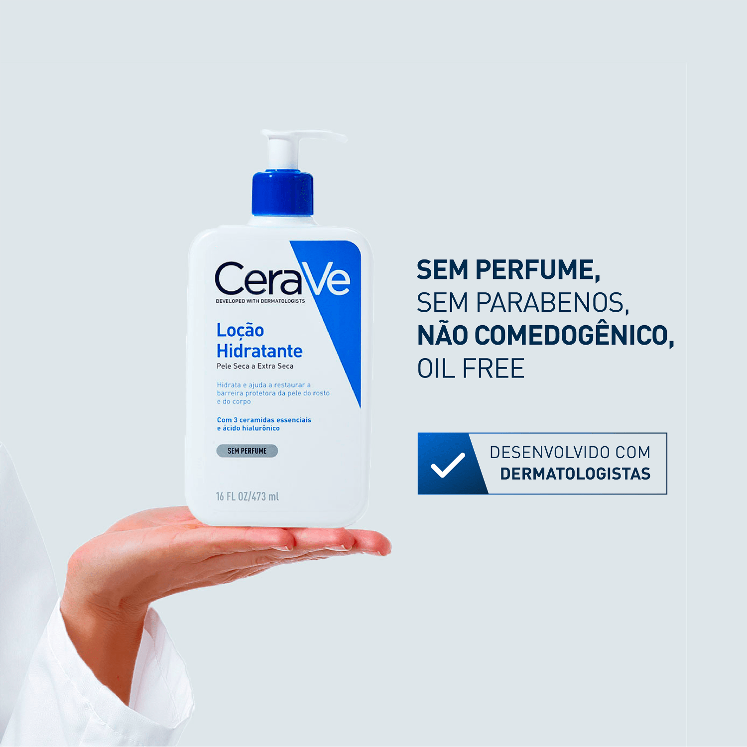 CeraVe Rosto & Corpo - Loção Hidratante 473ml