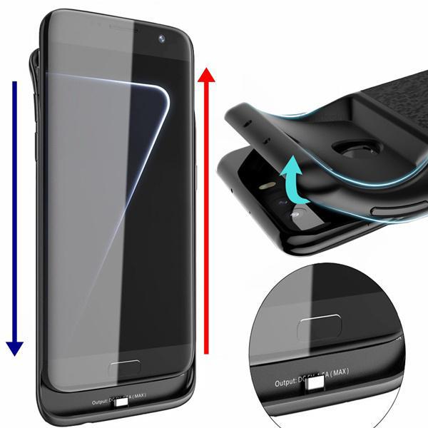 Capa Capinha Galaxy S7 Edge Recarregável Carregador 5.000