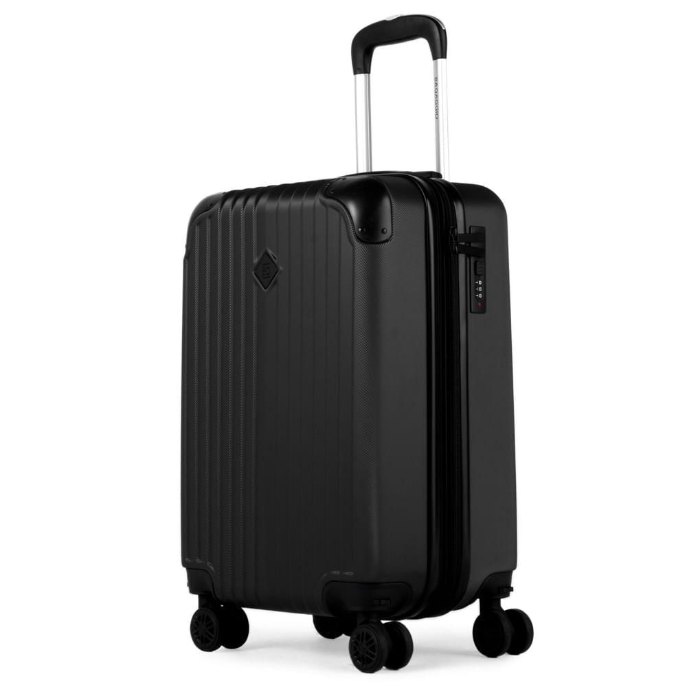 Miniatura Mala de Bordo 10 Kg ABS 4 Rodas Turquia II Preta Preto - PP