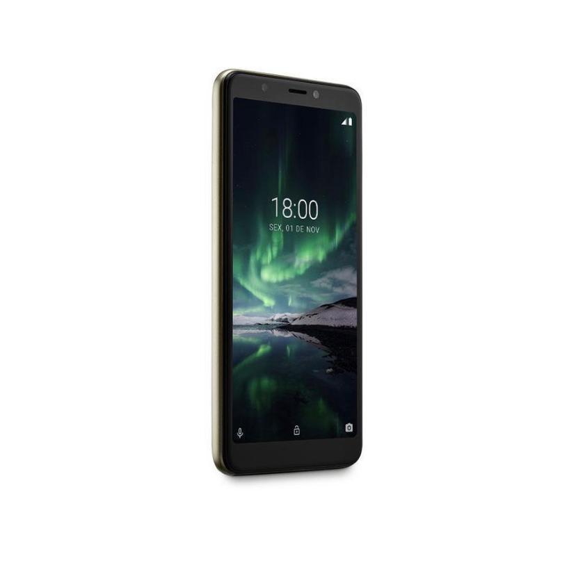 Miniatura Celular Multi F Pro Dourado 16Gb P9118 Multilaser 4G 1Gb Ram