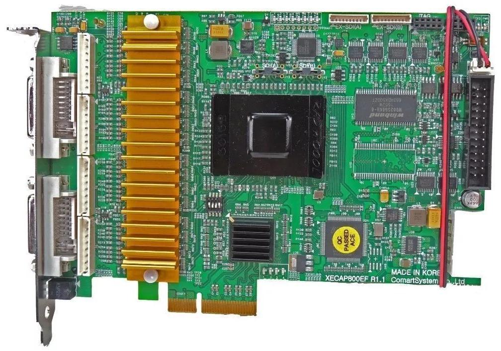 Miniatura Placa PCI Ex DVR Xecap-800EF 32 Ch Analog 8 Ch HD-SDI