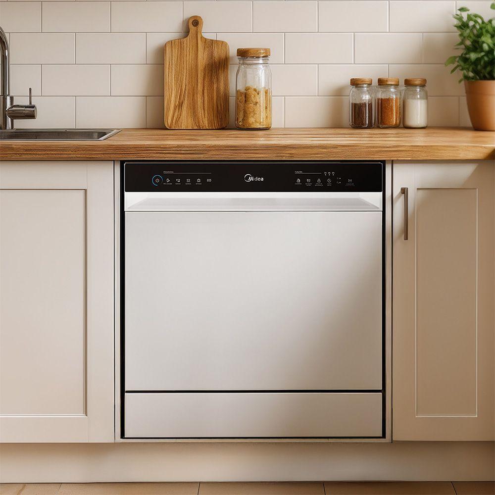 Miniatura Lava-louças Midea 8 Serviços Touch Plus Branco 220V (MDWTF08W2)