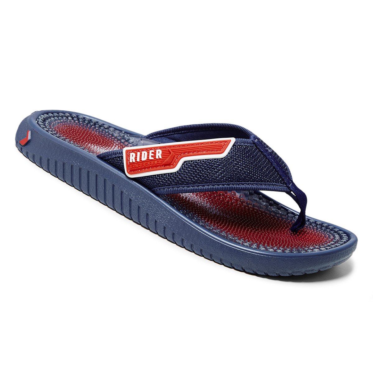 Miniatura Chinelo Rider Infinity Max Masculino Marinho+Vermelho - 37/38