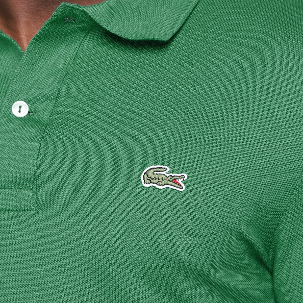 Miniatura Camisa Polo Lacoste Casual Masculina Verde claro - G