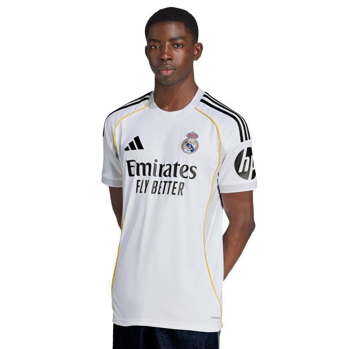 Miniatura Camisa Real Madrid Home 25/26 s/n Torcedor Adidas Masculina Branco - EGG